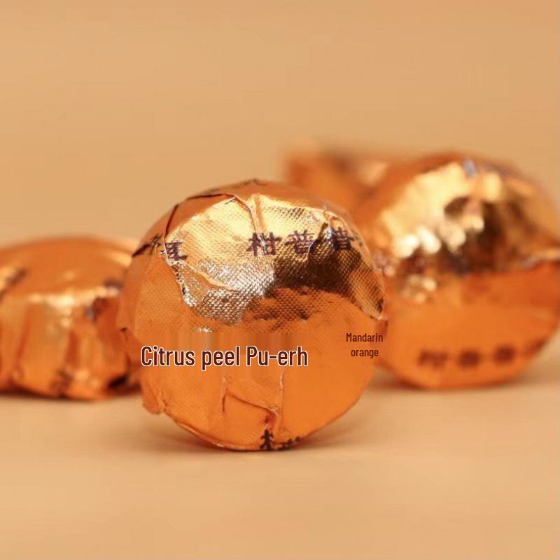 Dried Tangerine Peel Pu er Tea with Xinhui Citrus and Yunnan Ripe Tea