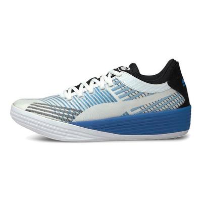 Clyde All Pro Strong Blue Unisex Sneakers Black White 194039-06