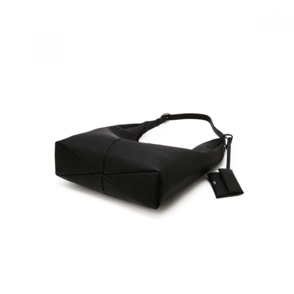 Daks Black Genuine Leather Soft Hobo Shoulder Bag Dcba6f100bk