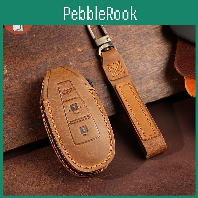 Case Pouch Key Leather Car Cover For Suzuki Kizashi Swift Sx4 S Cross Baleno Ciaz Keychain Holder Keyring Shell Fob Protector