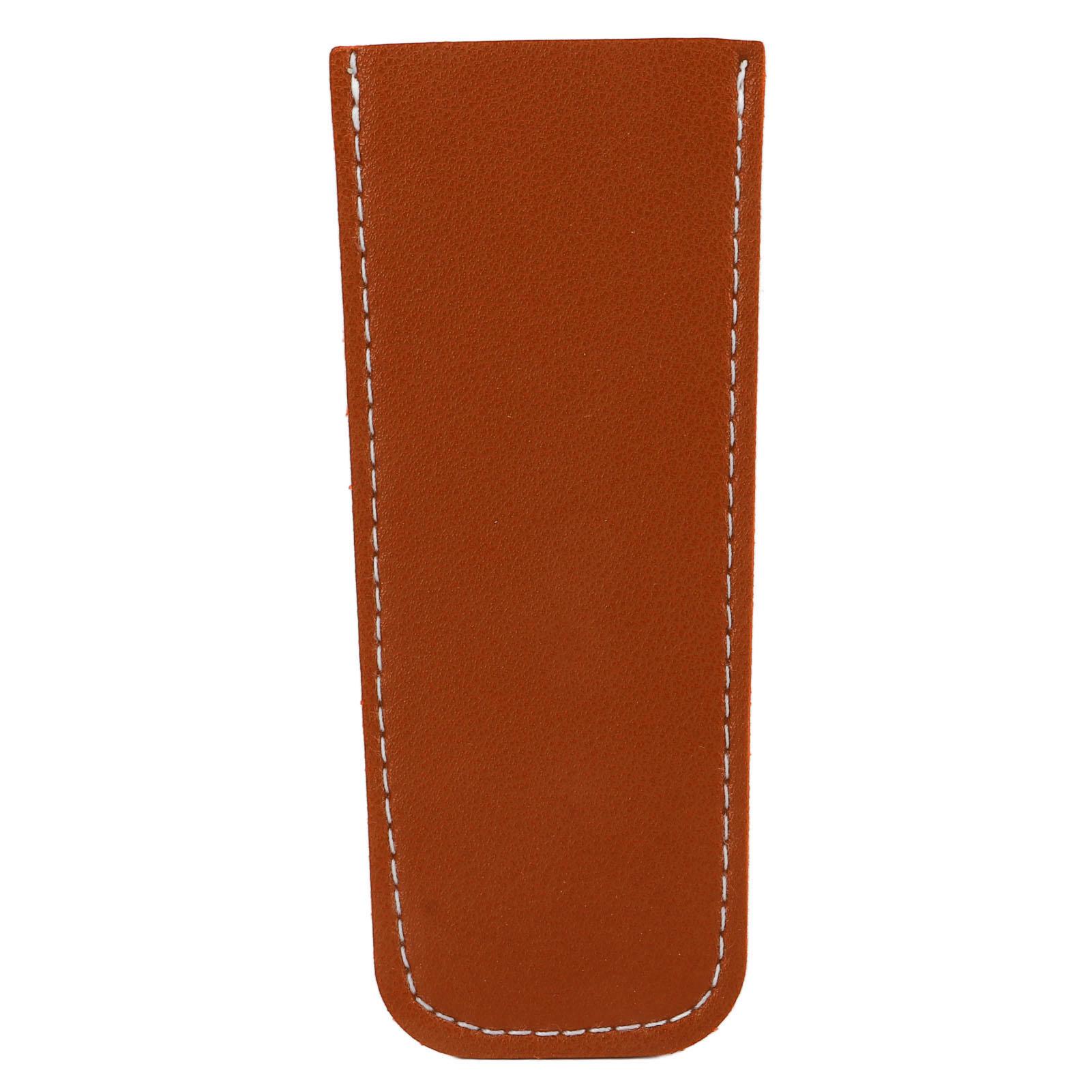 

Чехол на ручку кастрюли из искусственной кожи, антиожоговый держатель для горячих горшков, кухонные принадлежности для приготовления пищи из чугуна коричневый