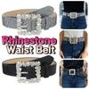Luxury Rhinestone Waist Belt Bling Bling Women's Jeans Belt Sparkling Waistband  Women Gifts