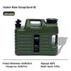 Outdoor Portable Food-Grade Water Storage Container with Faucet