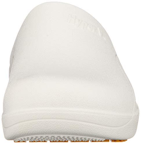 NISSHIN RUBBER Hyper V Pitatto Three Sandals for Medical and Nursing Care, White, Sizes S/M/L, M (24.5-25.0 Cm), 4E