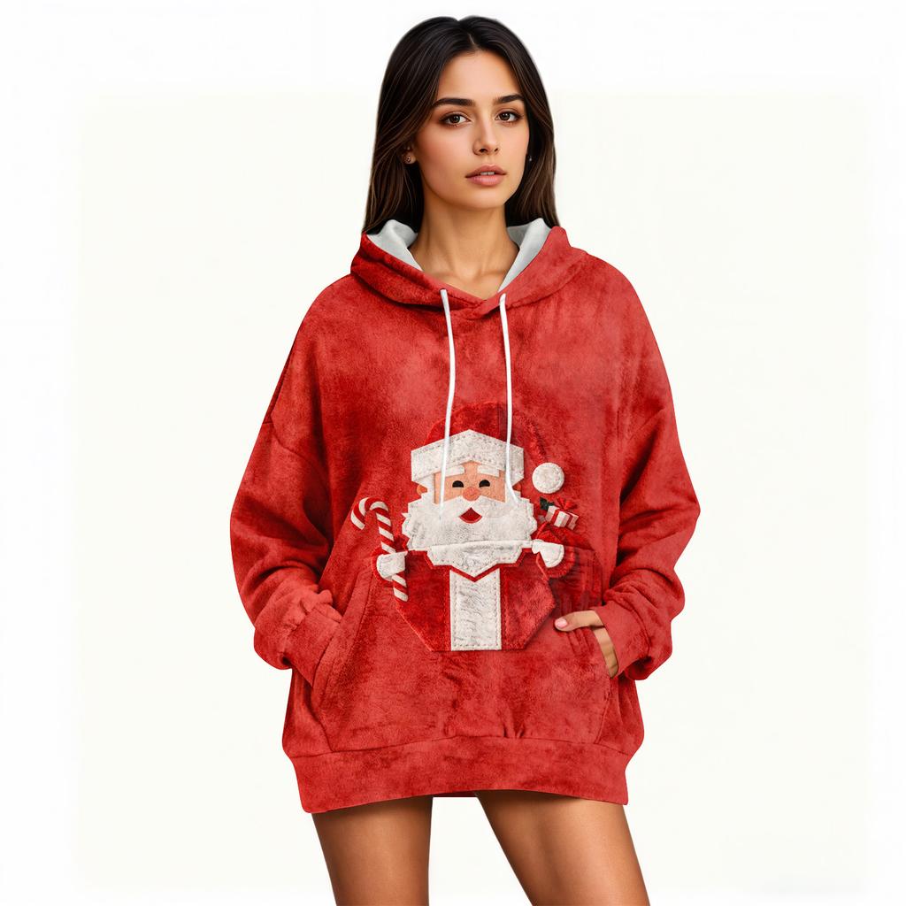 Hoodies für Damen Oversized Winter Plüsch Niedliche Sweatshirts Pullover Trendige Herbst Winter Kleidung