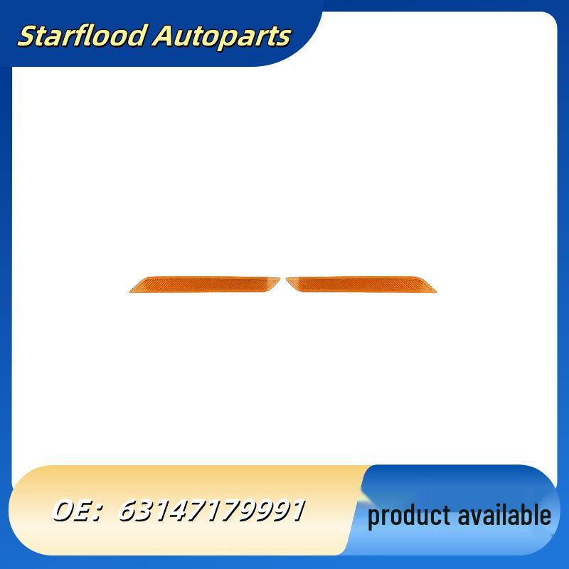 BMW X5/X6 E70/E71 Front Bumper Reflector Lens Decorative Light Car Accessory 63147179991