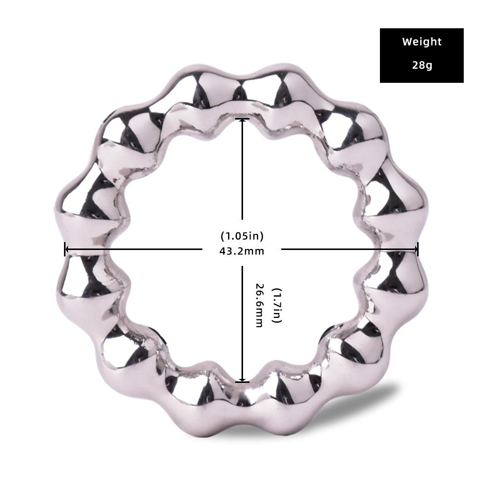 FRRK Nipple Clamps Rounded Special Nipple Leather Bondage Chain Clips Breast Nipple Clamp Stimulation for Women SM Toy, Faak Toy