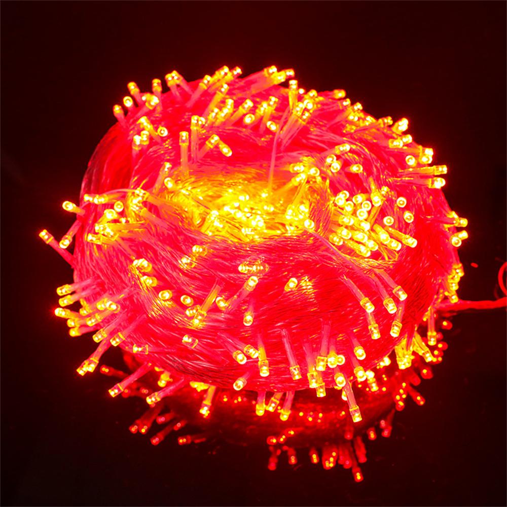 Christmas String Lights Outdoor 10m 20m 50m 100m Plug in Garland Fairy String Light 8 Modes for Xmas Tree Wedding Party Decor