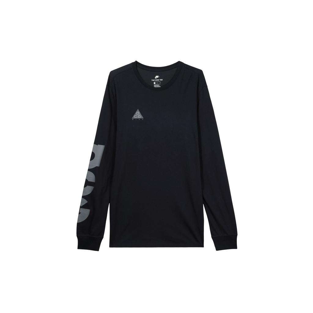 Nike ACG Cartoon Characters Alphabet Print Crew Neck Long Sleeve T-Shirt Men Tops AQ3953-013