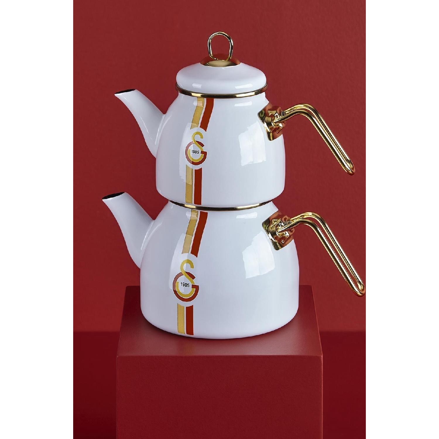 

N3470 Galatasaray Licensed Striped Teapot белый