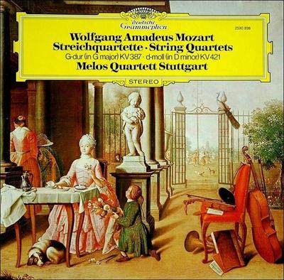 LP Record WOLFGANG AMADEUS MOZART - MELOS QUA - Streichquartette / String Quartets: 2530898 DEUTSCHE GRAMMO Germany Classical Used
