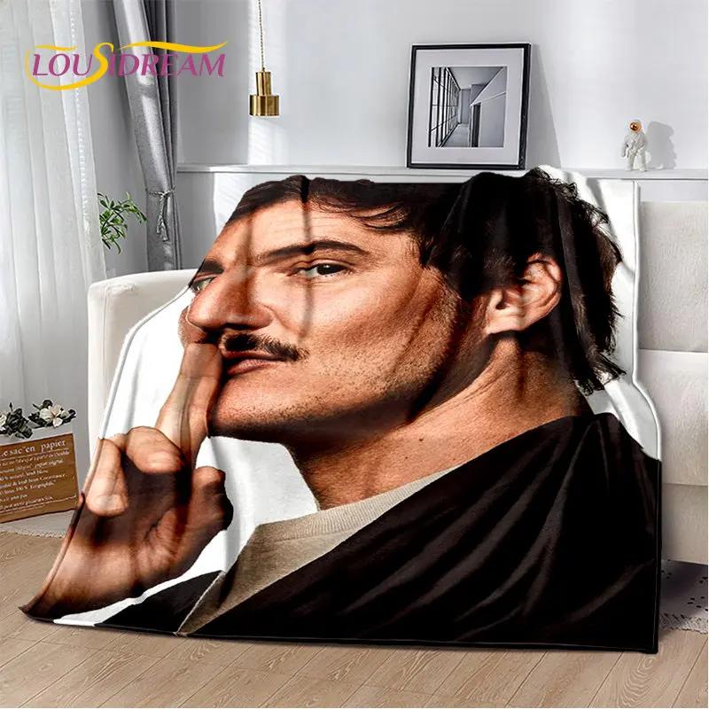 Couverture Peluche Douce Photo Jose Pedro Balmaceda Pascal Imprimée en 3D, Couverture Flanelle Couverture Jetée pour Salon Chambre à Coucher Lit Canapé