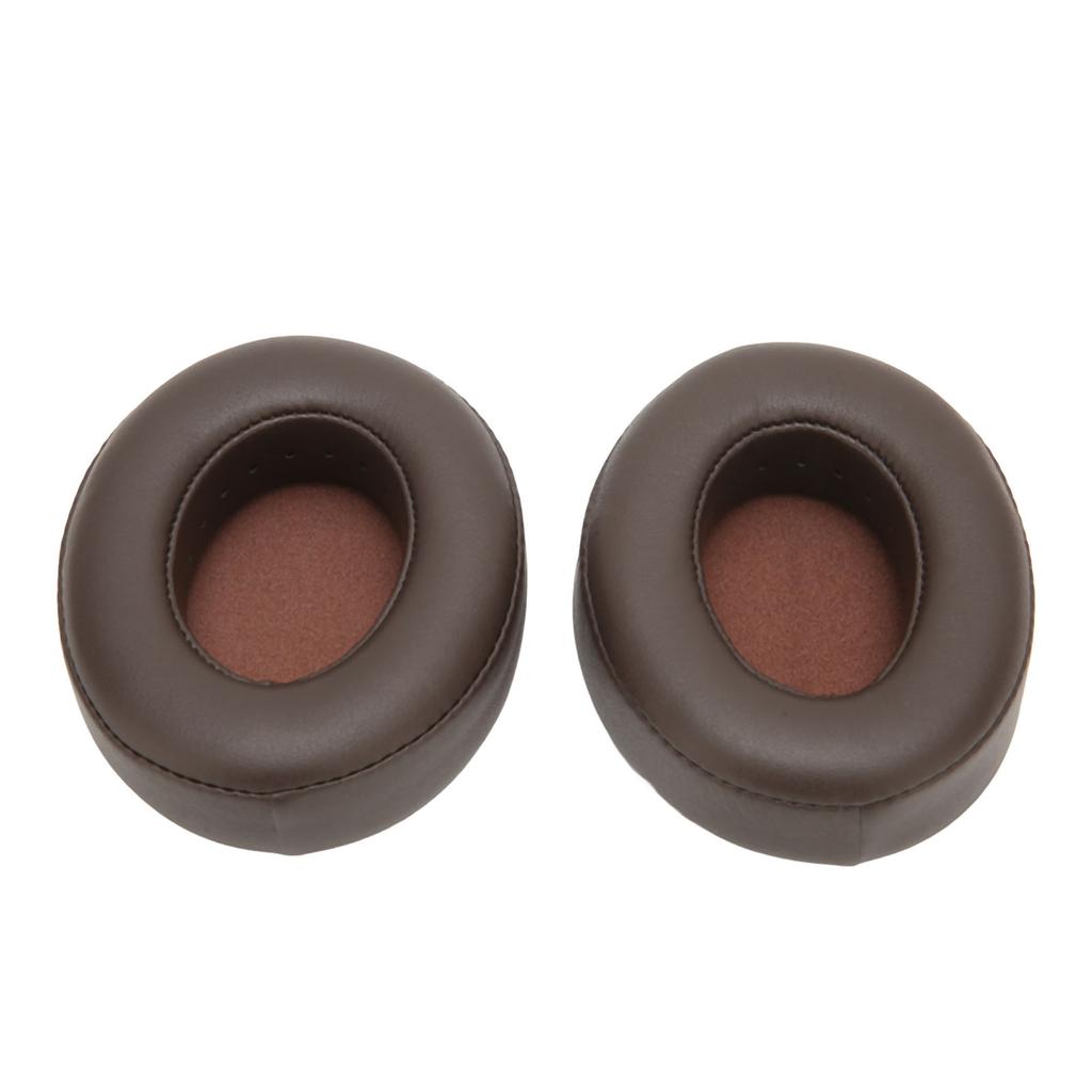Replacement Ear Cushion Protein Leather Wearproof Headphone Ear Pads for Edifier W855BT Brown