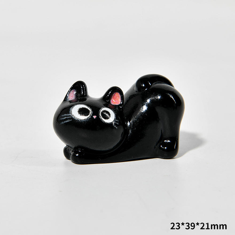 1Pcs New Cute Resin Halloween Black Cat Series Flat Back Fit Phone Deco Parts Embellishments For Hair Bows Accessories