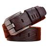 Alligator Pattern Belt Men'S Retro Wide Pin Buckle Genuine Leather Men'S Belt Belt