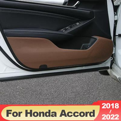 Pentru Honda Accord X 10th 2018 2022 Tampă anti lovitură Protector ușă mașină Trim Film Shell Accesorii din piele