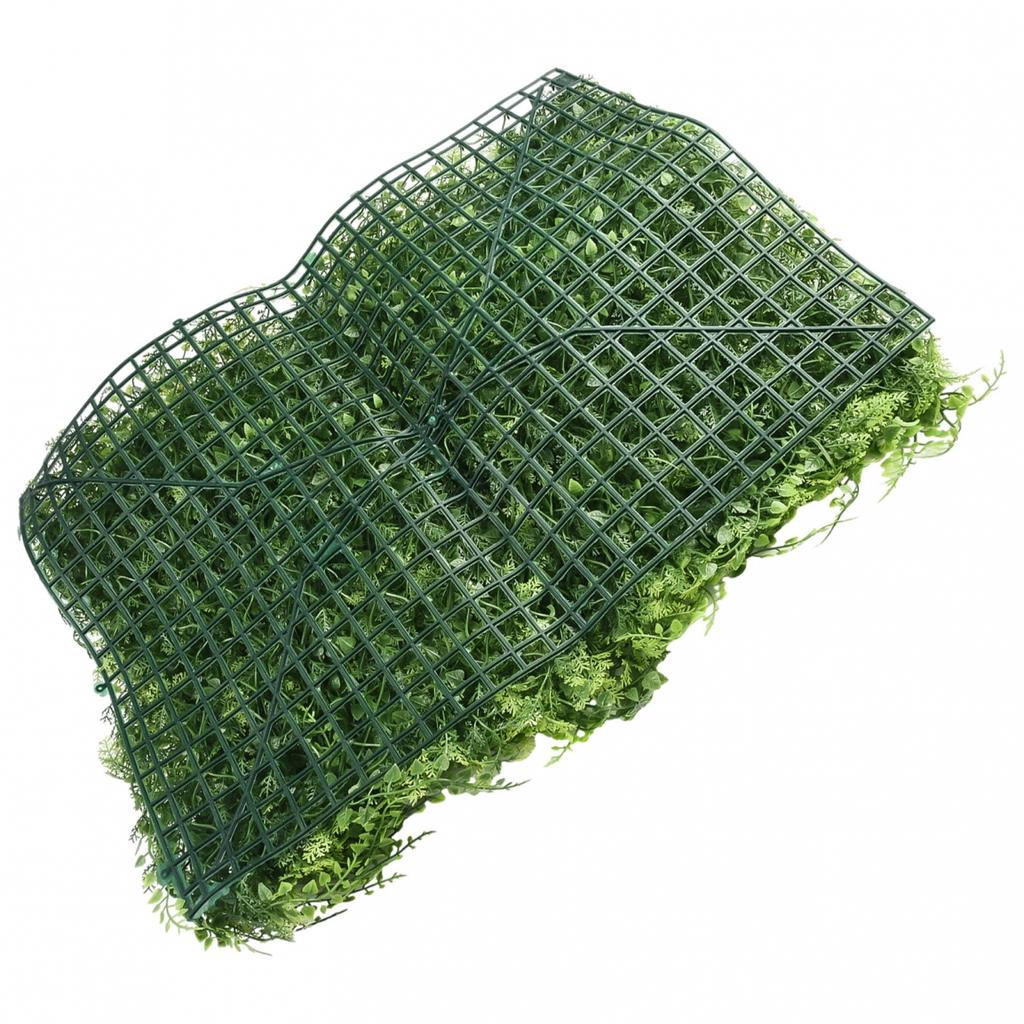Štvorcová umelá tráva na stenu Svadobná 40*60cm Dekorácia Listy