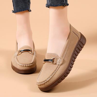 Neue Damen-Flats - Vielseitige Freizeitschuhe - Lederschuhe