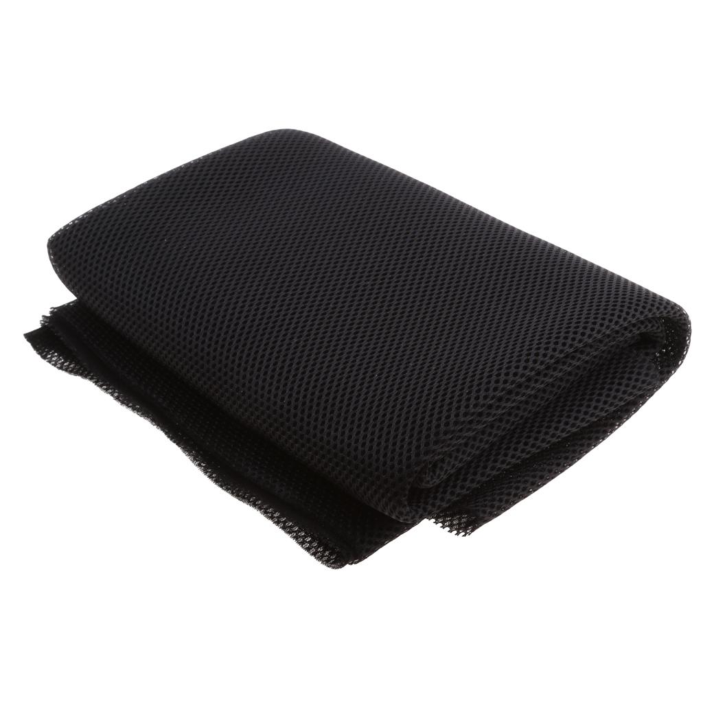 Speaker Grill Cloth, Stereo Speaker Loudspeaker Mesh Cloth, 140x50 cm, Dustproof & Scratch-resistant - Various Colors чёрный