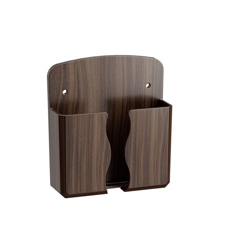 Modern Minimalist Abs Wall Mount Remote And Phone Organizer For Bedroom Storage