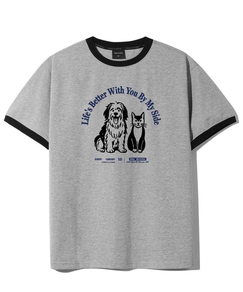 Bibalabida Together Ringer Short Sleeve T-Shirt