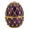 Egg Shape Trinket Boxes Vintage Exquisite Rhinestones Trinket Boxes with Hinged for Living Room