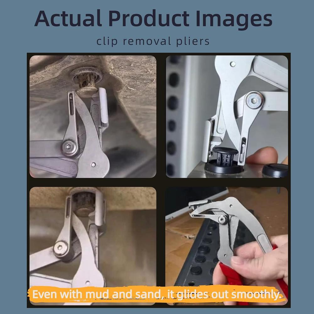 Car Clip Pliers Clip Removal Tool Spring-Loaded Lever for Auto Trim Fastener Removal Easily Remove Fasteners Clips and Rivets Thread Lock3