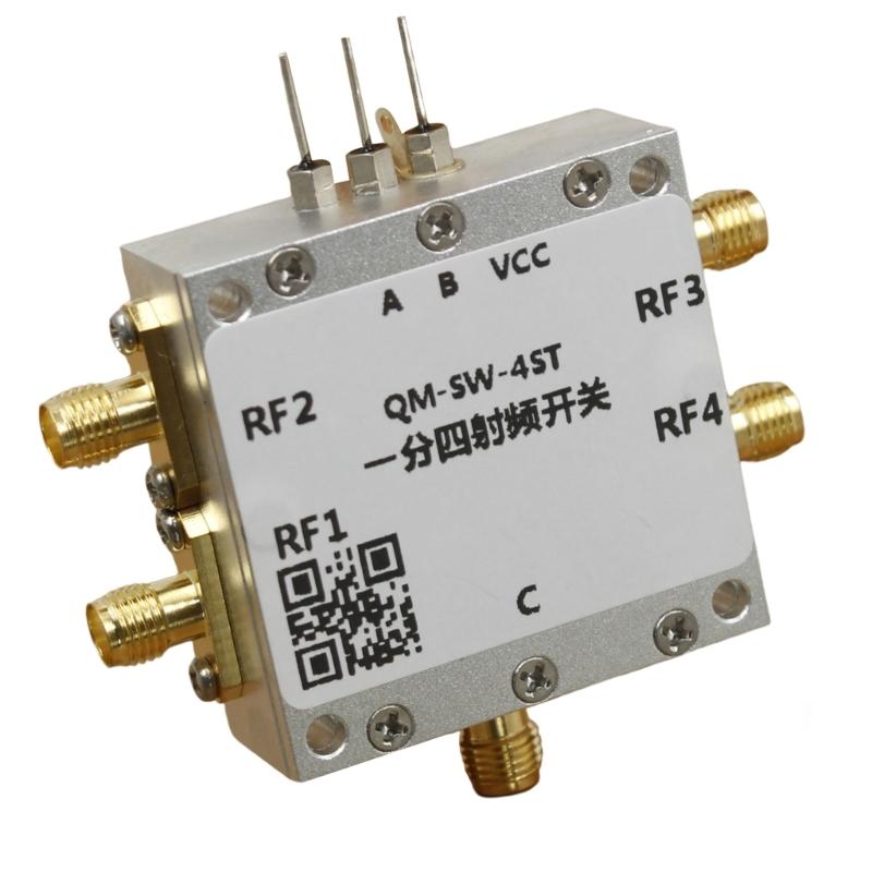 SP4T sSwitch DC00.1-0.1-6GHz RF Switches 1 to 4 RF Single Poles Four Throw Switches Switching Microwave Electronic Switc