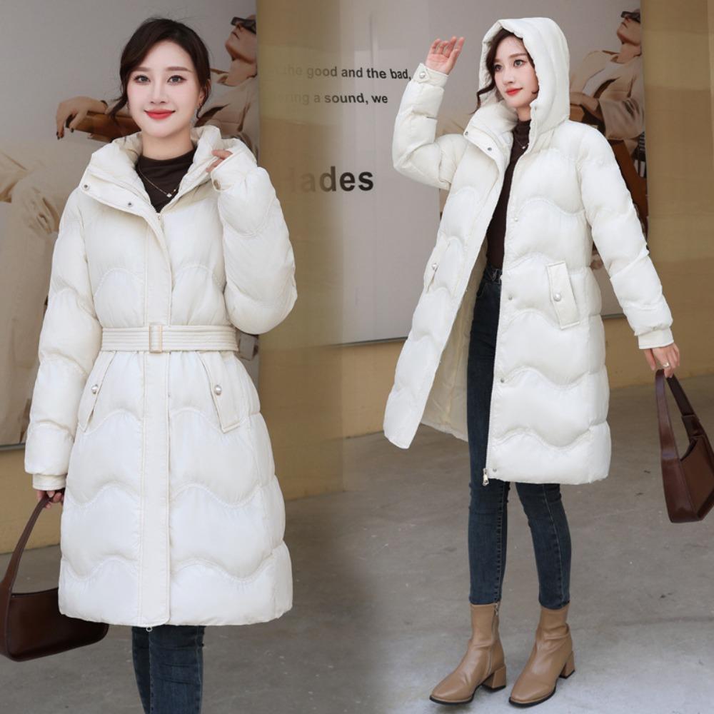 Korean Version Loose and Thin Large Size Hooded Down Cotton-padded Jacket Thickened Cotton-padded Jacket