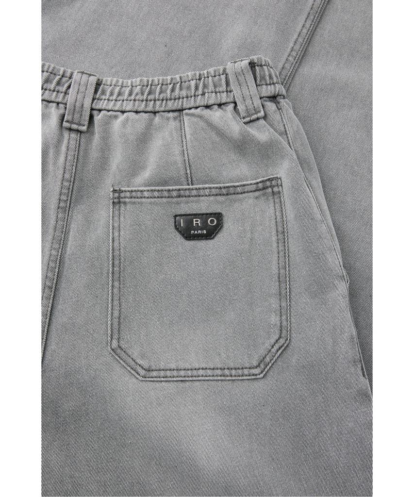 Iiro Elastic Waist Loose Fit Denim Pants Iqpds26703Gyx