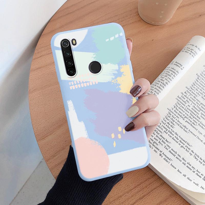 Case For Redmi Note 8 8T Soft Silicone TPU Back Cover Case Protective Coque For Redmi Note8 Shell 8 T Leopard Painted Bumper