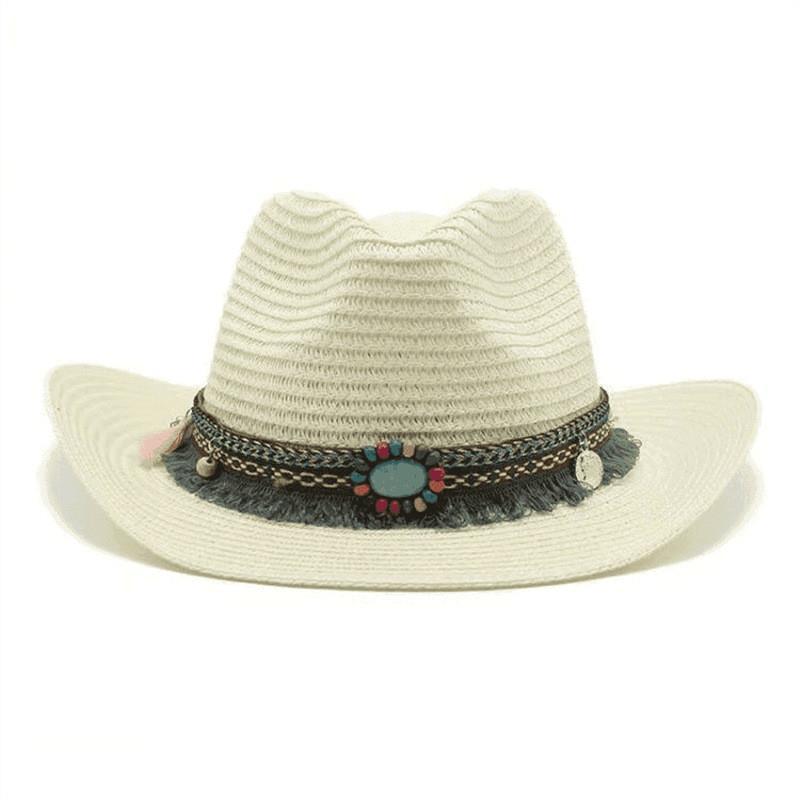 JYL TS DIY Hollow Out Beret  Summer Straw Cap Woven Straw