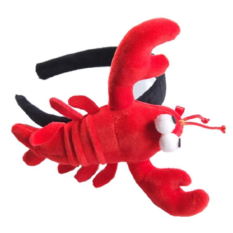 Funny Lobster Fish Headband Ocean Themed Stuffed Animal Hair Hoop Party Decor