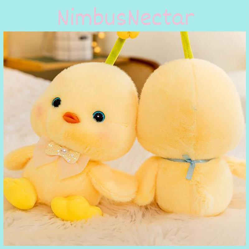 Cute Plush Toy Doll For Children's Birthday Gift Animal Chicken Design Short Plush Material 20cm Height