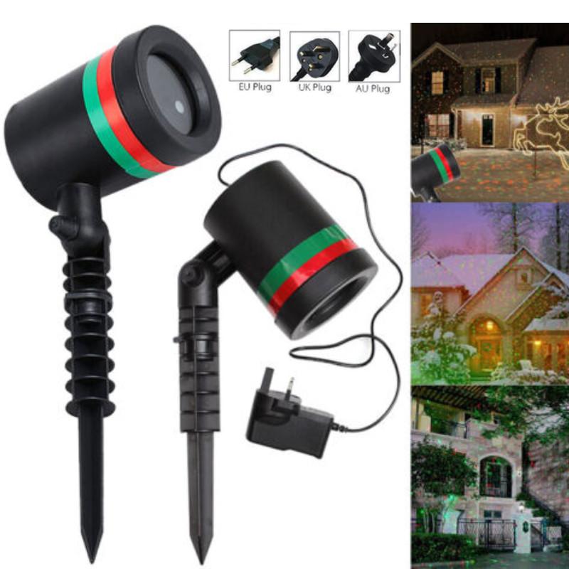 Moving Led Christmas Laser Projector Light Xmas Party Outdoor Lamp Landscape