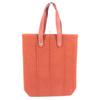 HERMES Amedaba PM Mini Bag Mini Tote Handbag Hand Bag wool / Leather Orange