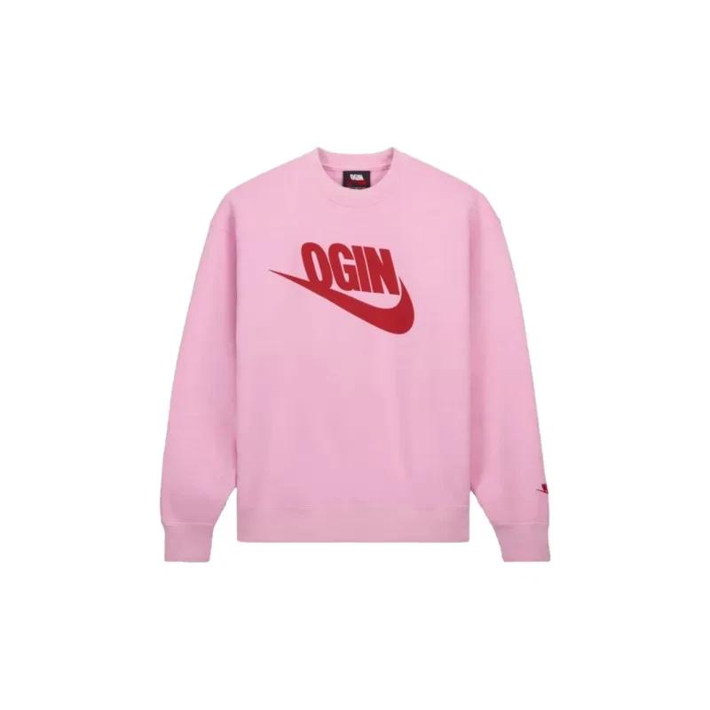 

Nigo X Nike NRG Fleece Crew Sweatshirt Men s Pink FV5942-621 Size XS-XXL XS рожевий