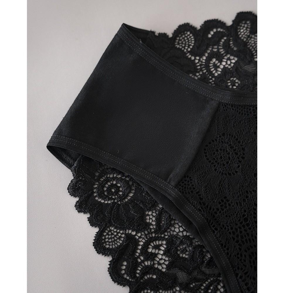 Hollow-out Lace Seamless Panties Low-waist Women's Underwear Mesh Lace Briefs  Summer Spring