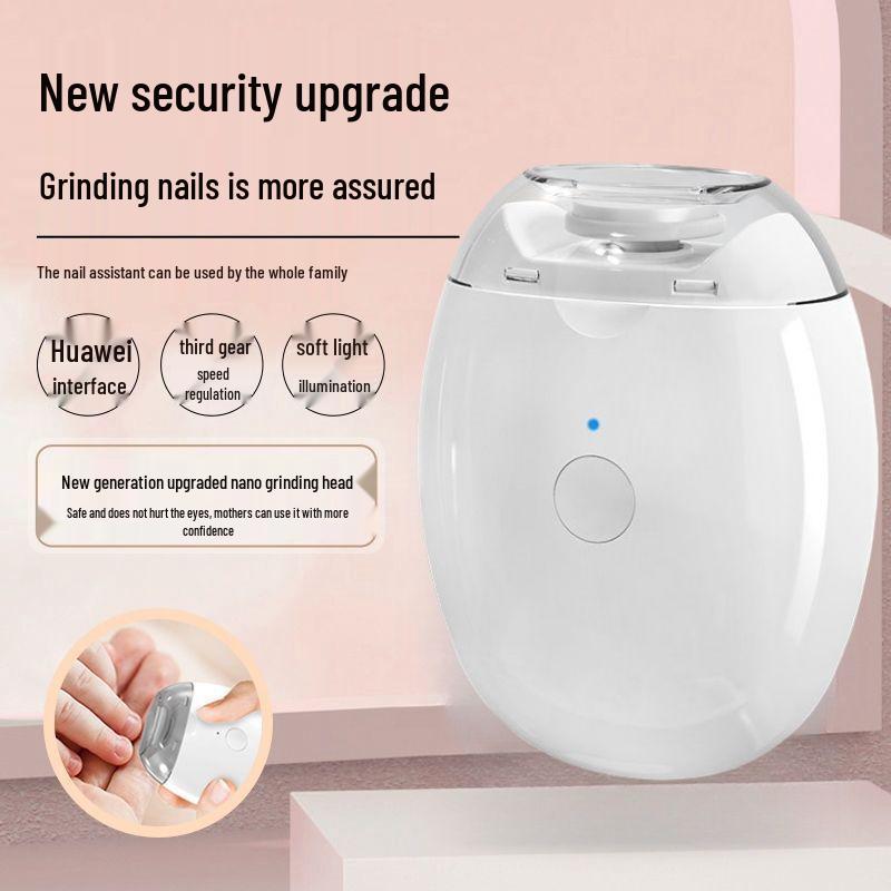 Automatic Electric Nail Clipper & Trimmer for Babies, Children, Elderly - Safe Manicure & Pedicure Tool with Nail File & Grinder