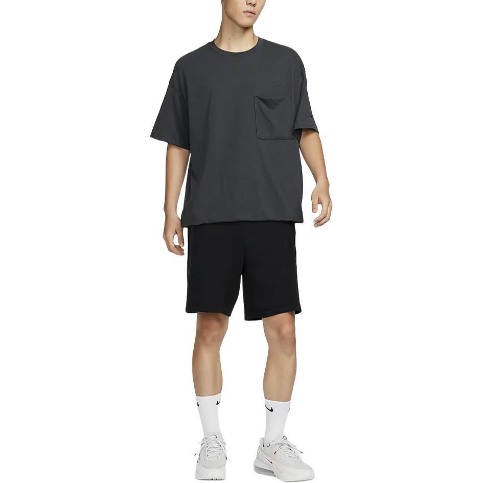 Nike T Shirts Men's Gray Crew Neck Moderate FZ7561-060