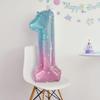Korean-Style Macaron Color Bow Balloons for Baby Birthday Party Decor