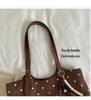 Polka Dot Women's Versatile Tote Bag - Large Capacity Niche Fashion Shoulder & Crossbody Bag