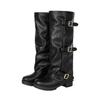 Belt Buckle Tall Pants Boots Vintage Martin Boots Roman Boots Thick Mid-Heel Boots 40-45 Large Size Boots