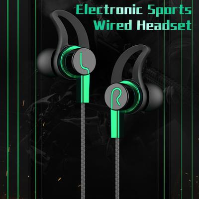 Wired Headphone with Reduction Theater Game Microphone Noise Sound HD-compatible Call No-Delay In-ear