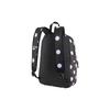 Puma Phase Aop Series Large Capacity White Dot Print Big Logo Backpack Unisex Backpack Black Pink 07804609