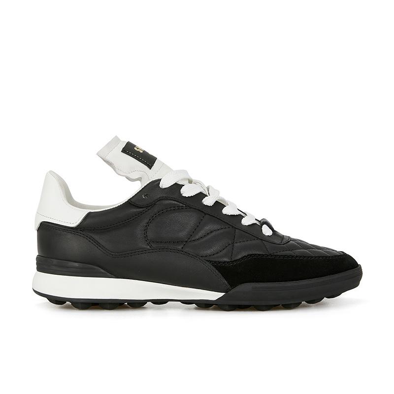 

Версия из коровьей кожи~ У Су Иньинь такой же маленький ароматный стиль, цветовая гамма, универсальные кожаные спортивные и повседневные туфли, женские кеды 40