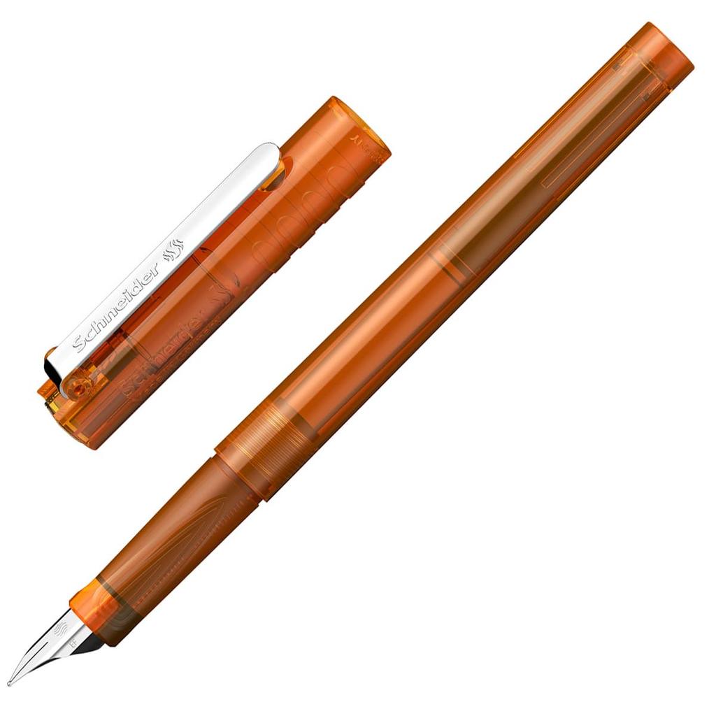 Schneider Fountain Pen 406 Gold EF Fine Yellow Brown 406YBRS (Extra Nib)