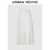 Women's Summer Casual Smocked Spliced Loose Half Skirt