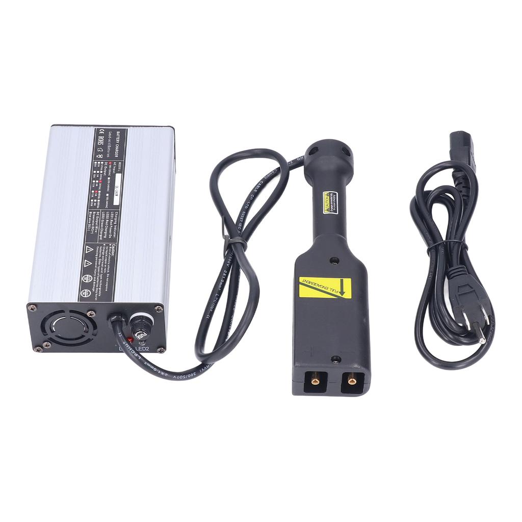 Club Car Battery Charger 36V 5A Silver Shell Aluminium   60HZ Replacement for Taylor Dunn