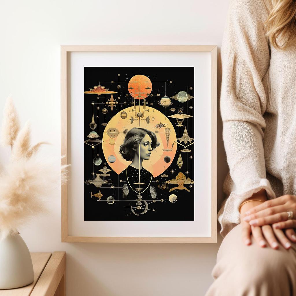 Plakat astrologia planety obraz